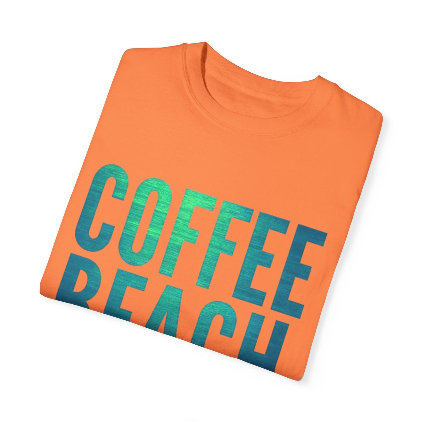 Coffee Beach Repeat Unisex Garment-Dyed T-Shirt