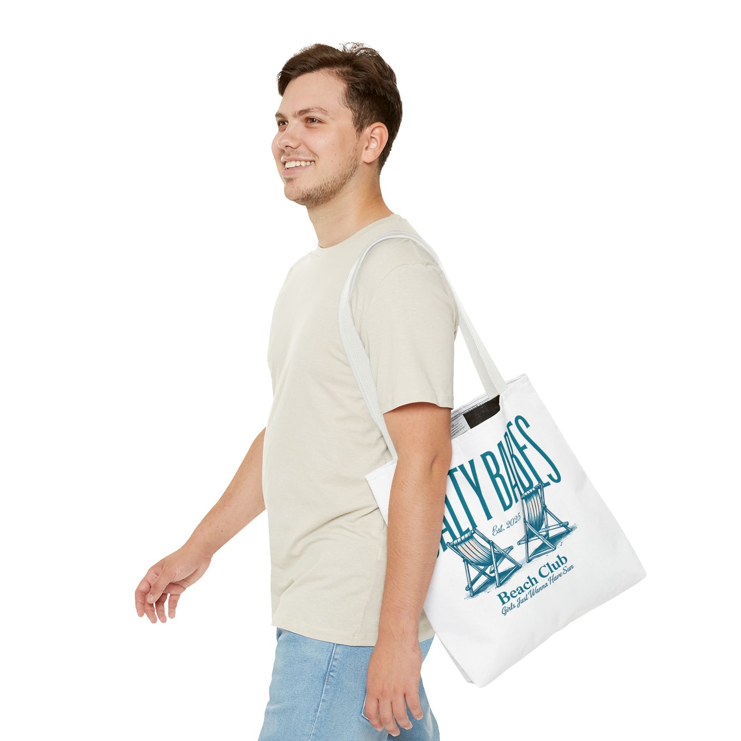 Salty Babes Beach Club Tote Bag - Perfect for Beach Lovers & Summer Fun