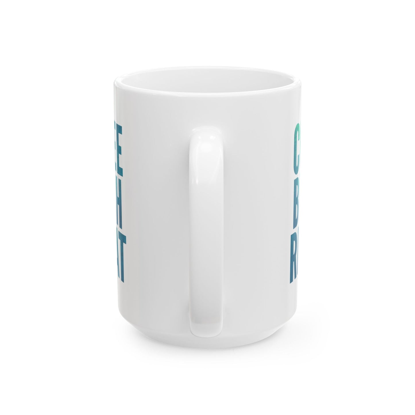 Coffee Beach Repeat Ceramic Mug - Perfect for Beach Lovers