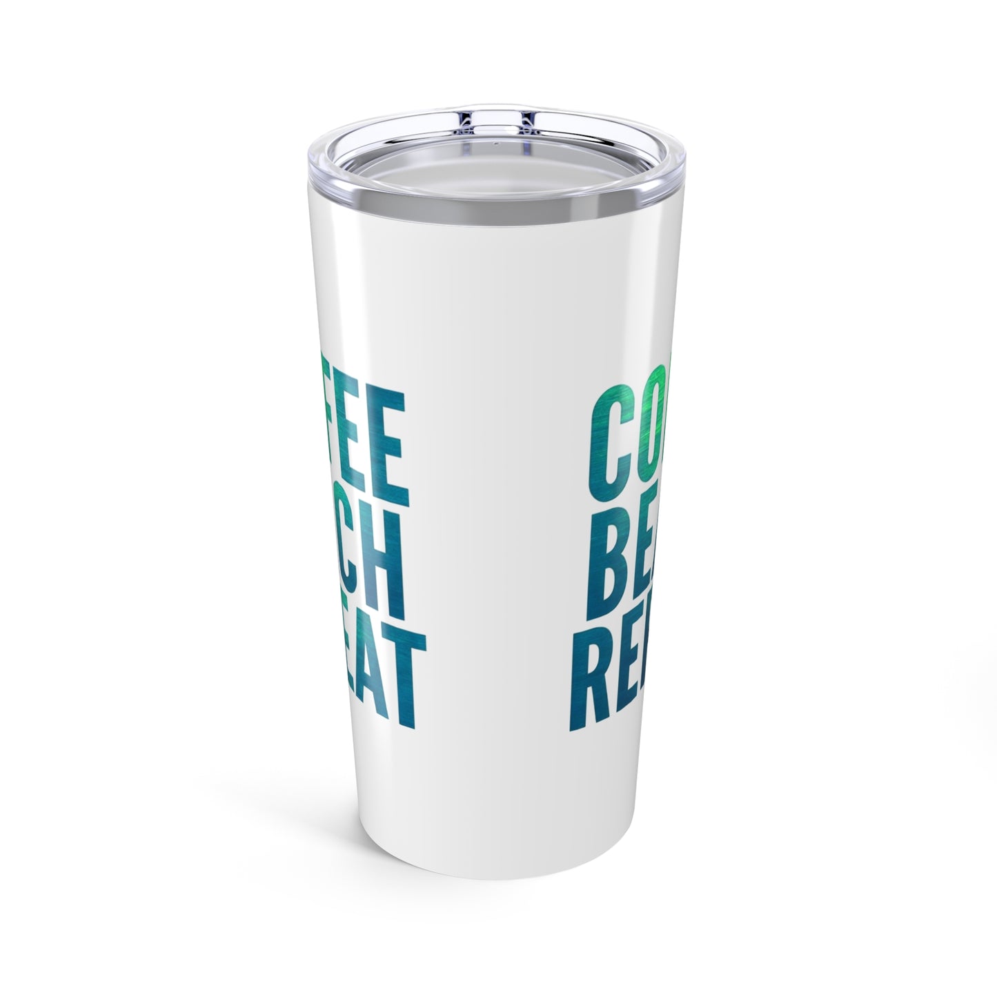 Coffee Beach Retreat 20oz Tumbler - Perfect Travel Mug for Beach Lovers