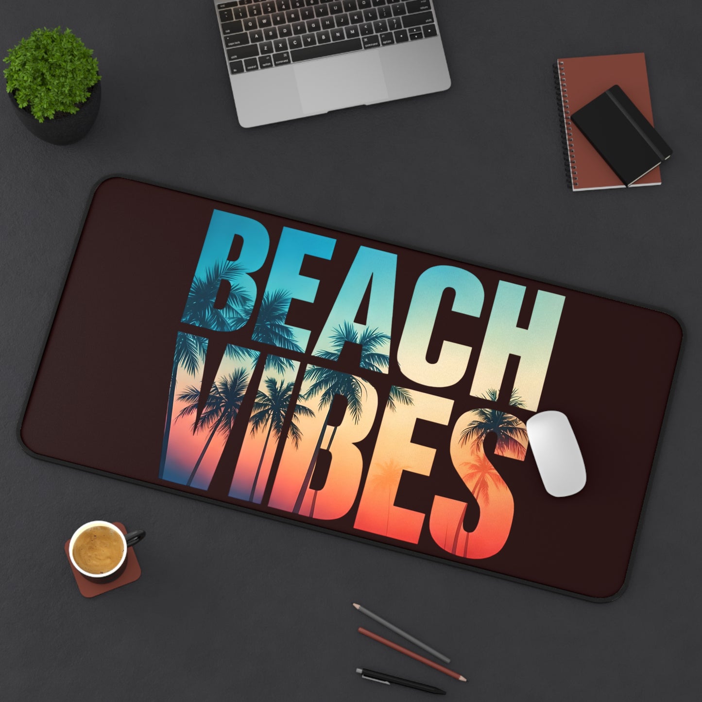 Beach Vibes Desk Mat