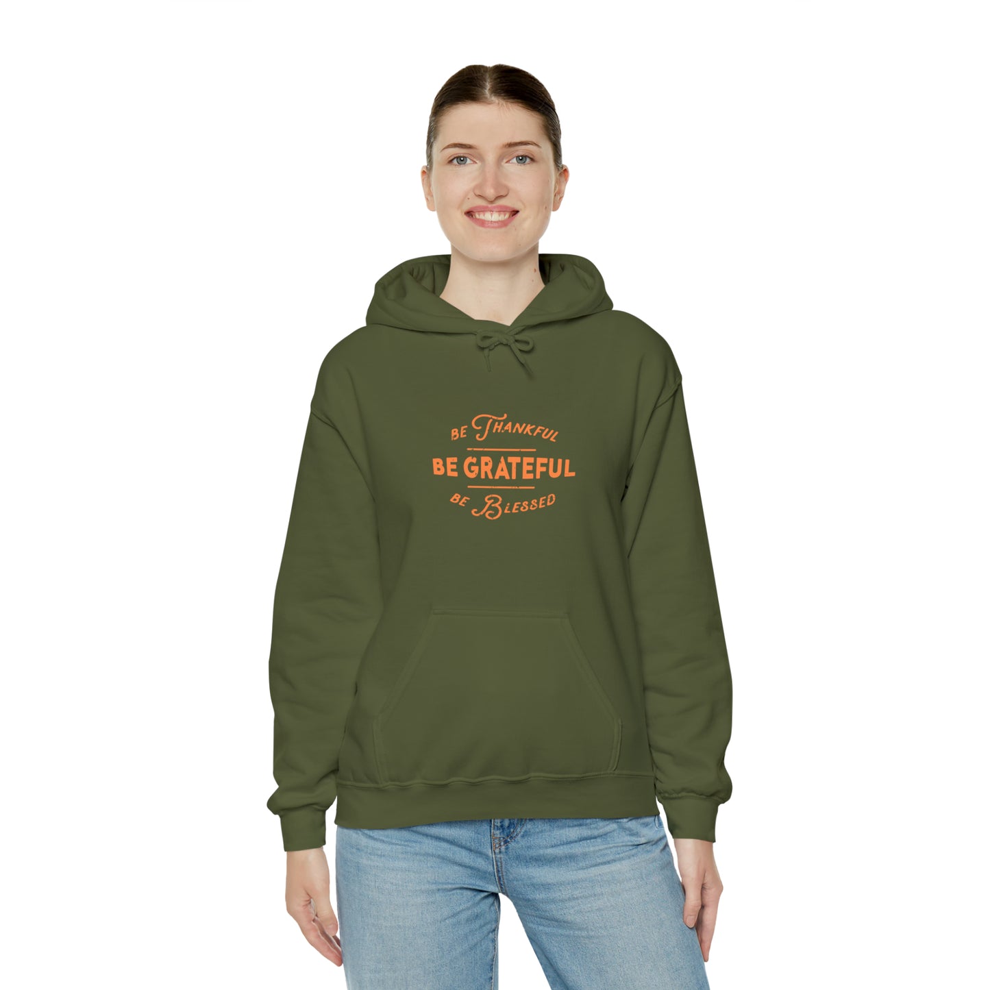 Be Grateful Fall Unisex Heavy Blend™ Hoodie