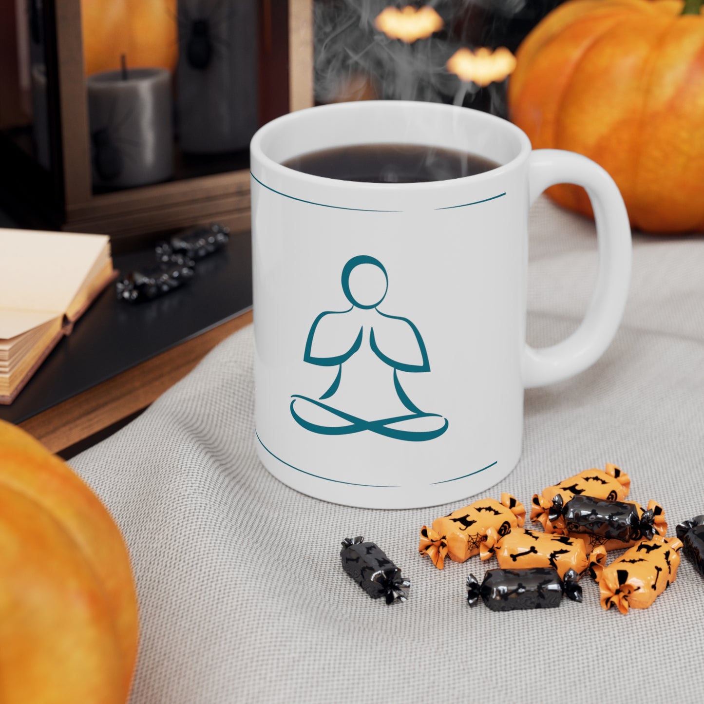 Lotus Flower Ceramic Mug 11oz
