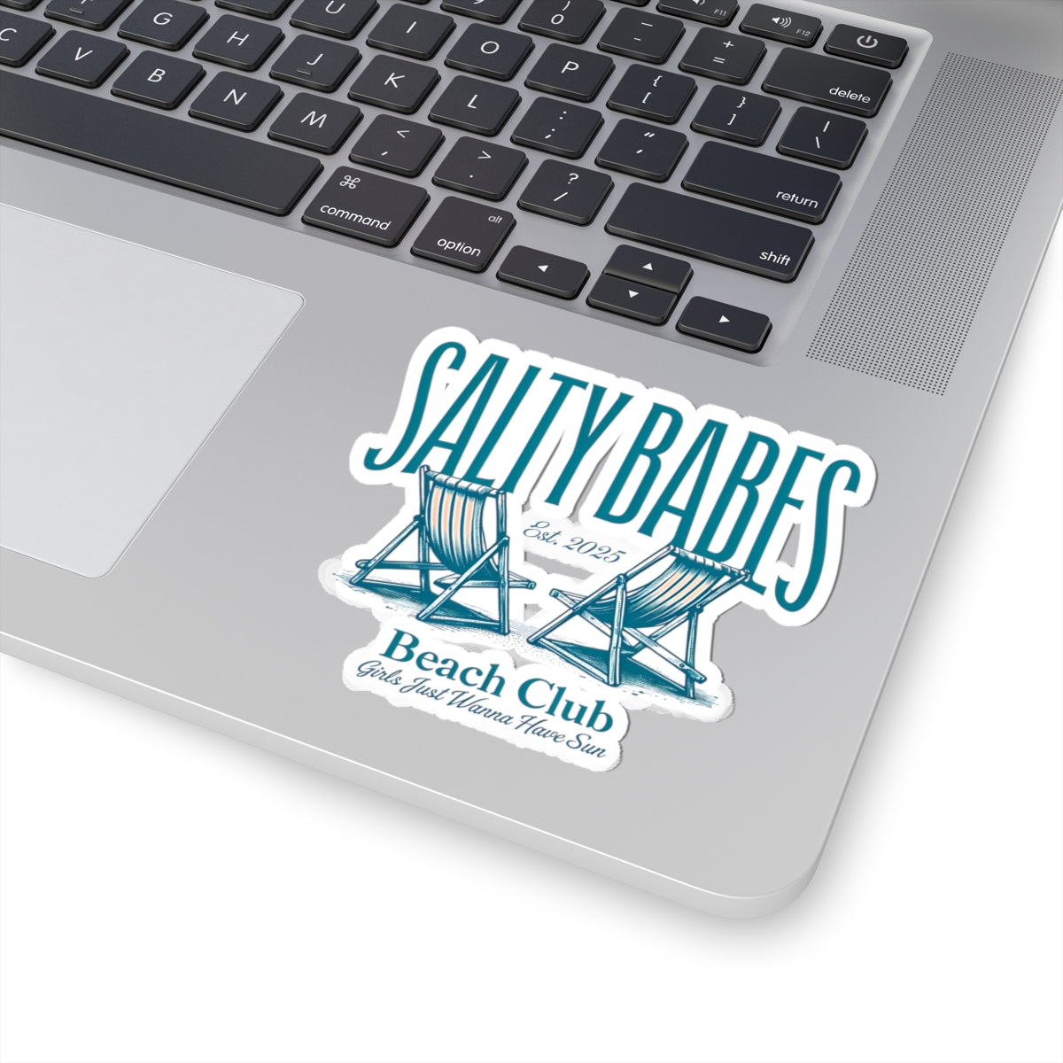 Salty Babes Beach Club Stickers - Fun Summer Vibe Decor