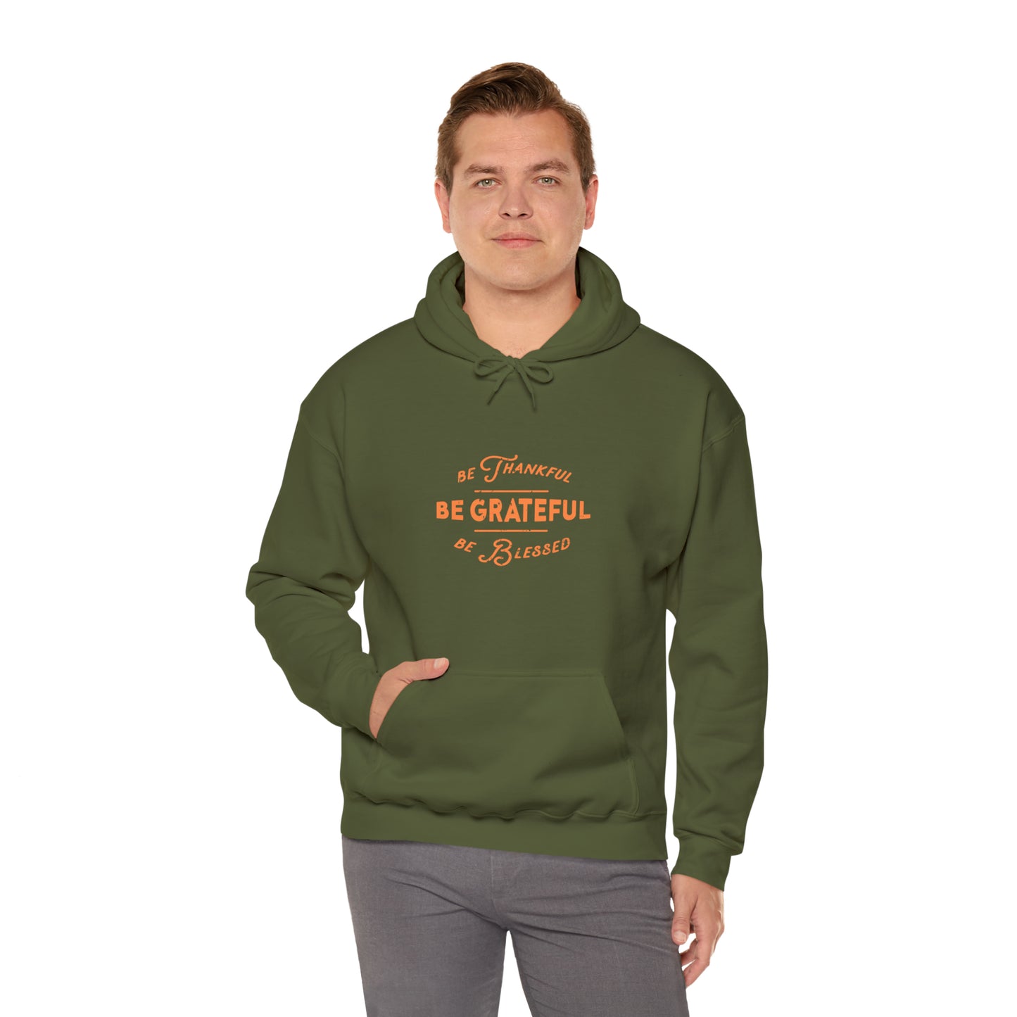 Be Grateful Fall Unisex Heavy Blend™ Hoodie