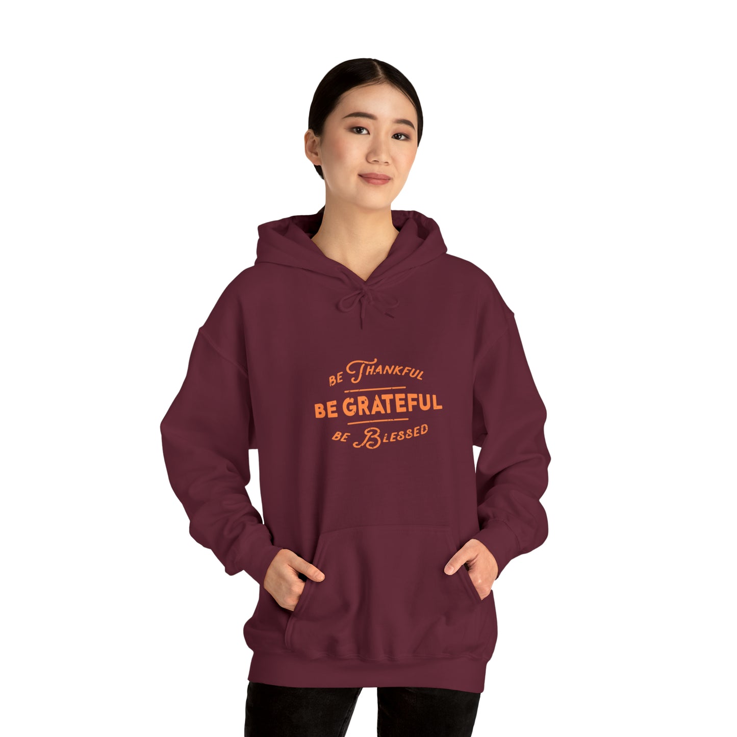 Be Grateful Fall Unisex Heavy Blend™ Hoodie