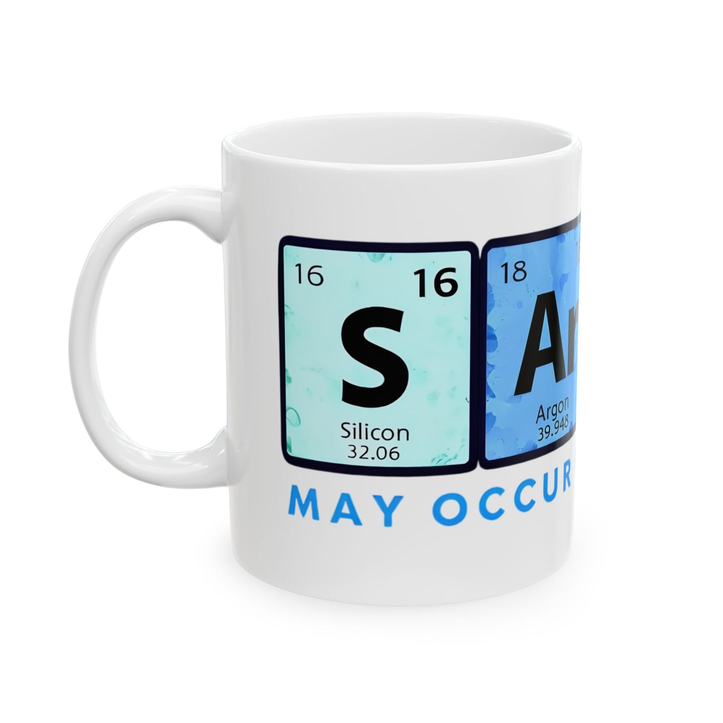Sarcasm - Periodic Table Ceramic Mug - Chemistry Enthusiast's Gift