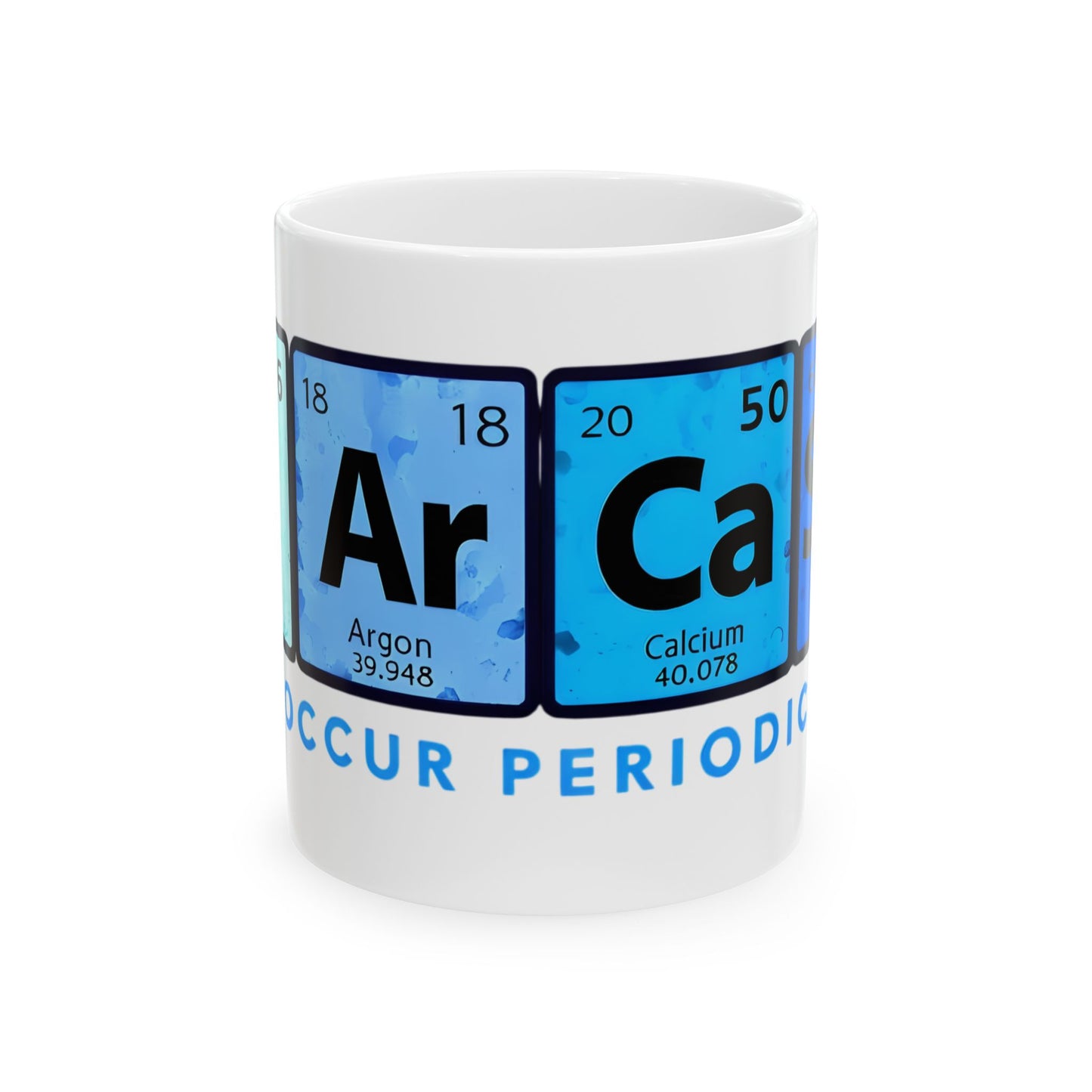 Sarcasm - Periodic Table Ceramic Mug - Chemistry Enthusiast's Gift