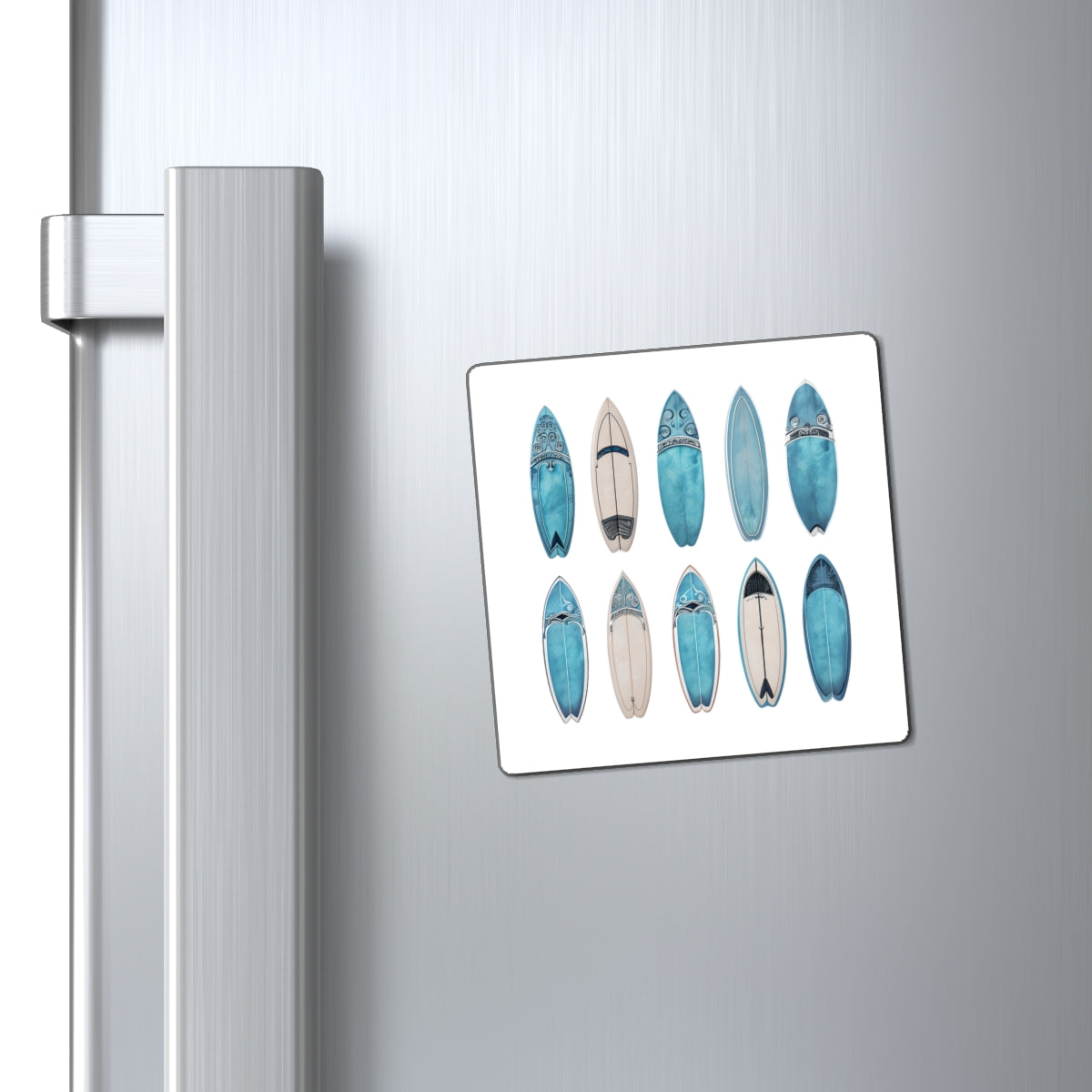 Coastal Surfboard Magnets - Ocean Vibes for Beach Lovers