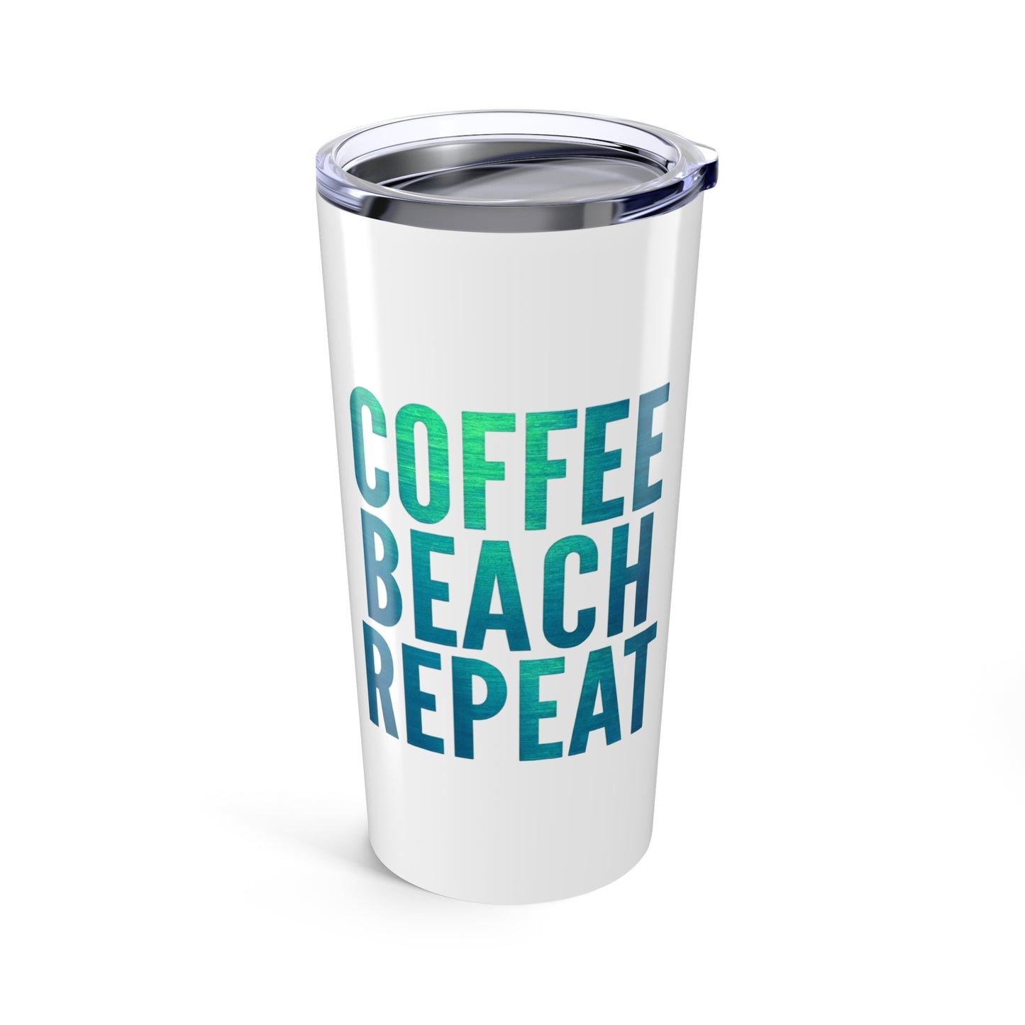 Coffee Beach Retreat 20oz Tumbler - Perfect Travel Mug for Beach Lovers