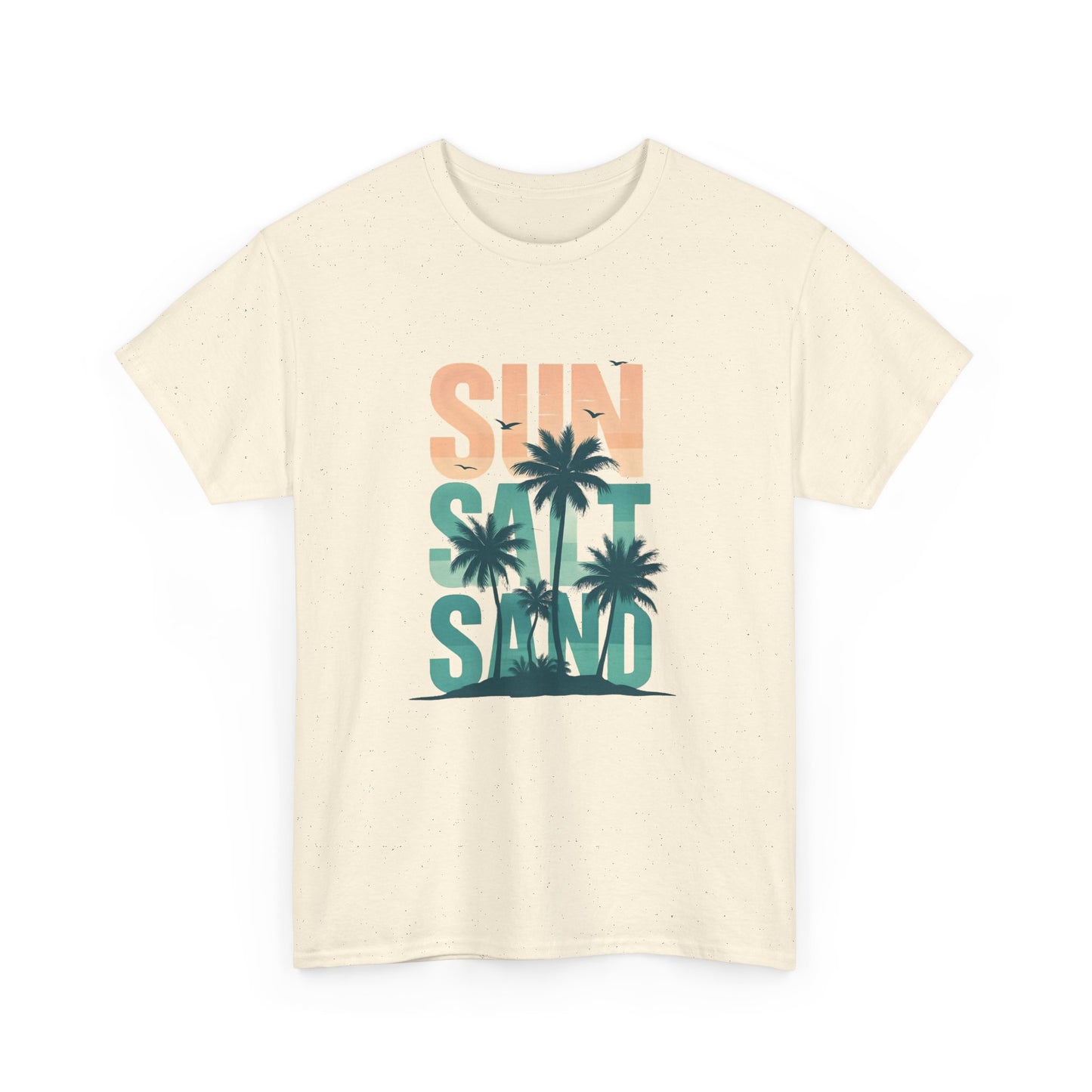 Sun, Salt, Sand Unisex Heavy Cotton Tee | Beach Vibes