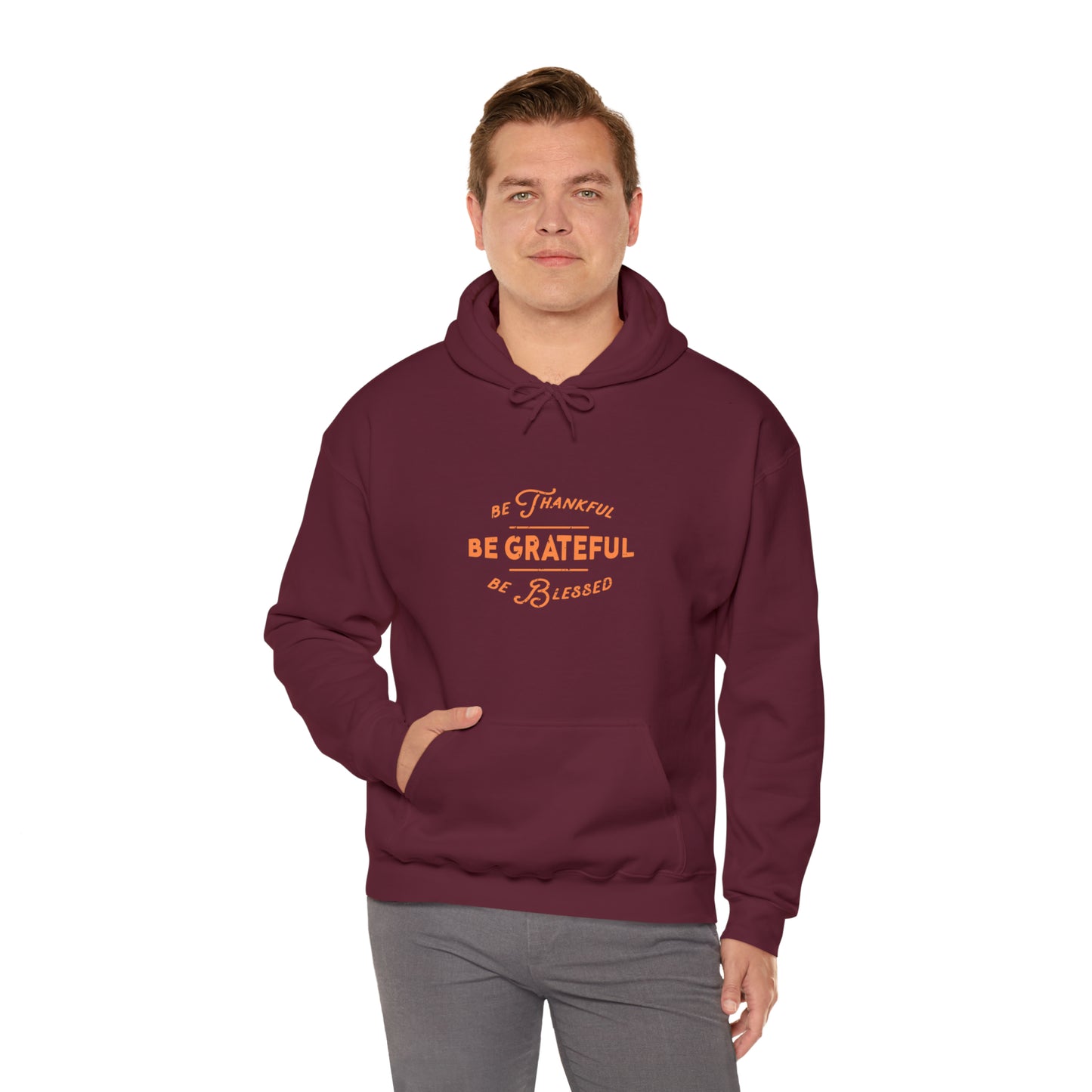 Be Grateful Fall Unisex Heavy Blend™ Hoodie