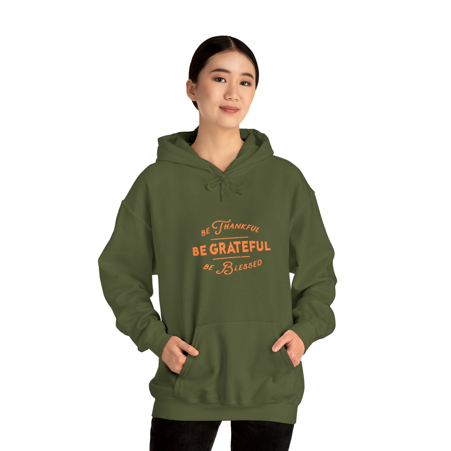 Be Grateful Fall Unisex Heavy Blend™ Hoodie