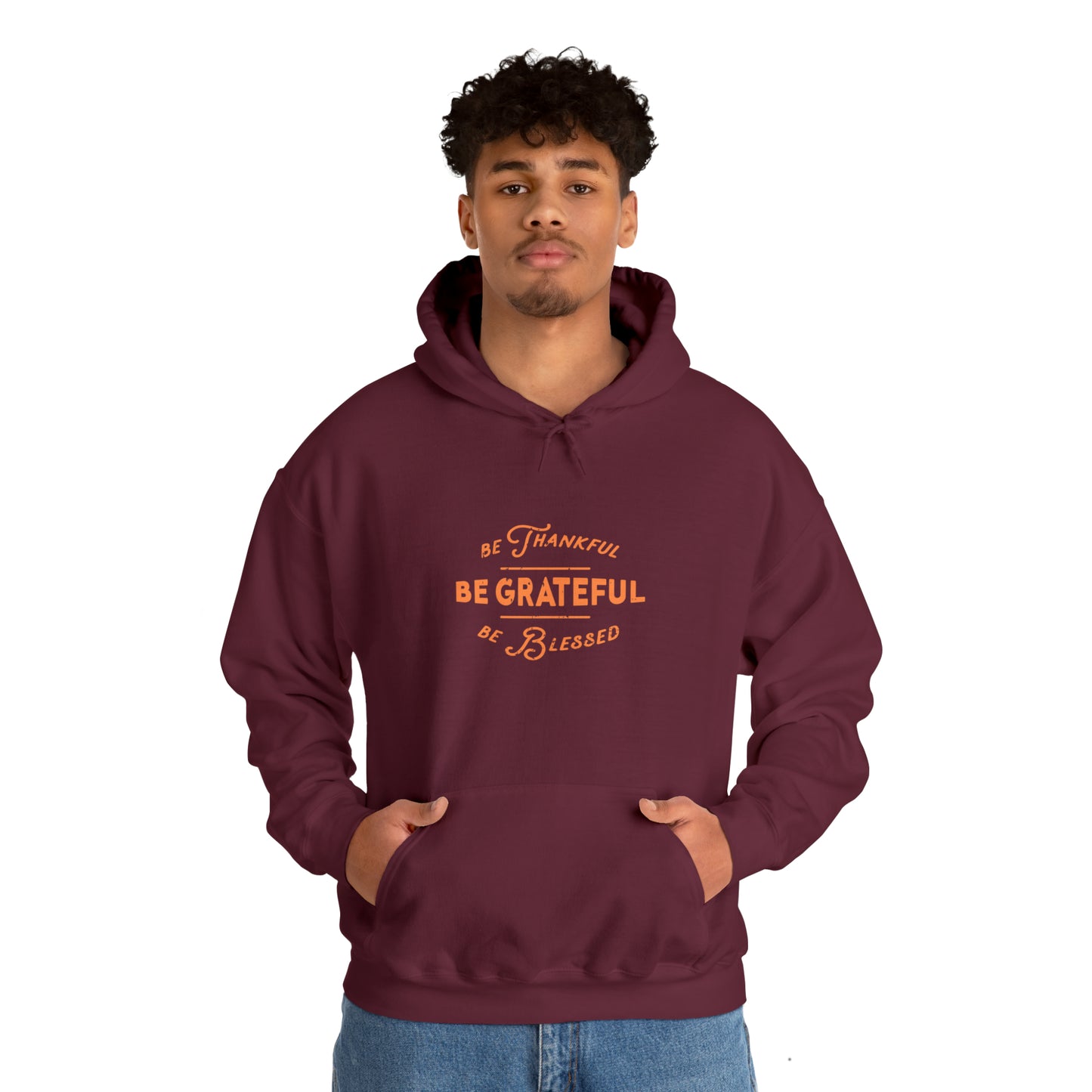 Be Grateful Fall Unisex Heavy Blend™ Hoodie