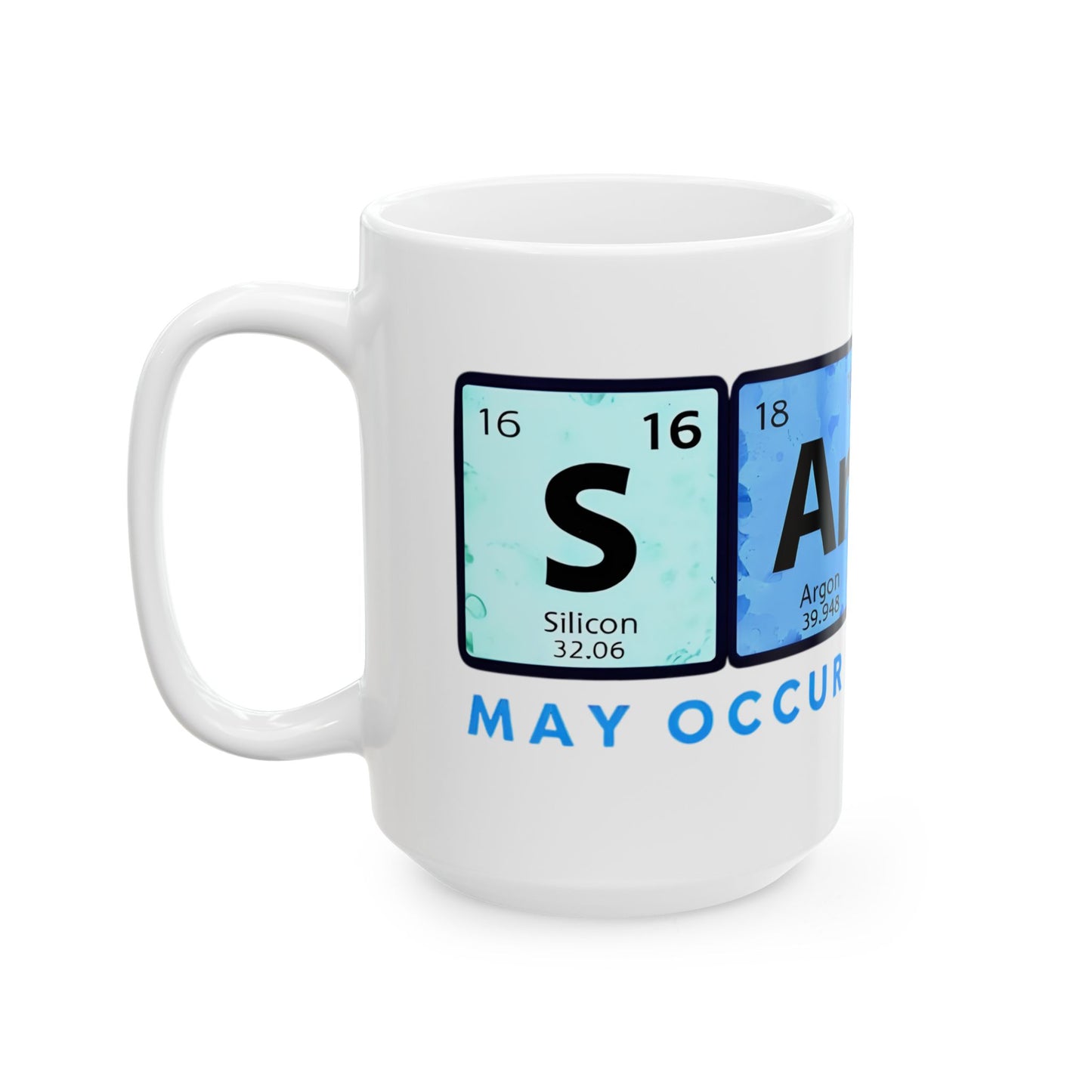 Sarcasm - Periodic Table Ceramic Mug - Chemistry Enthusiast's Gift