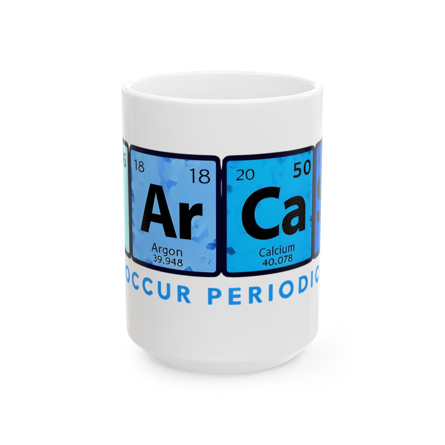 Sarcasm - Periodic Table Ceramic Mug - Chemistry Enthusiast's Gift