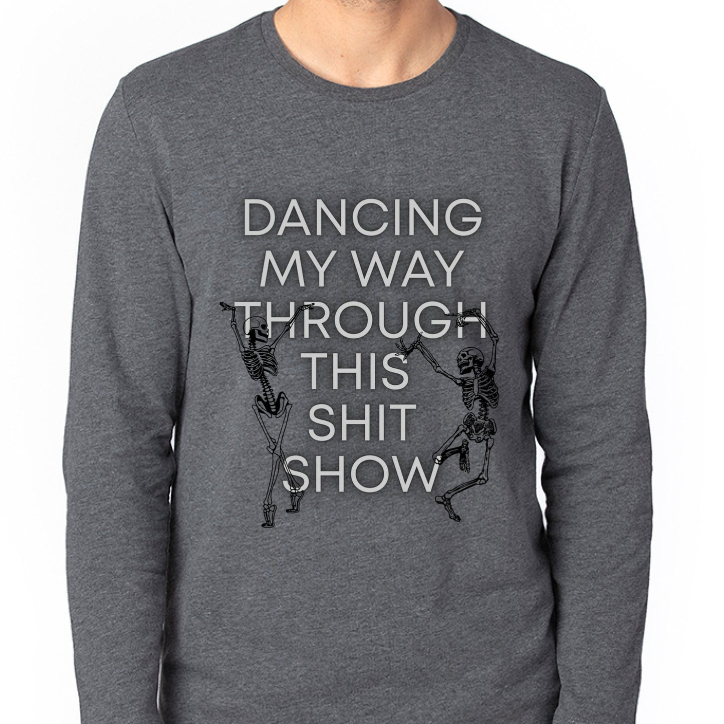 CHARCOAL HEATHER - FRONT