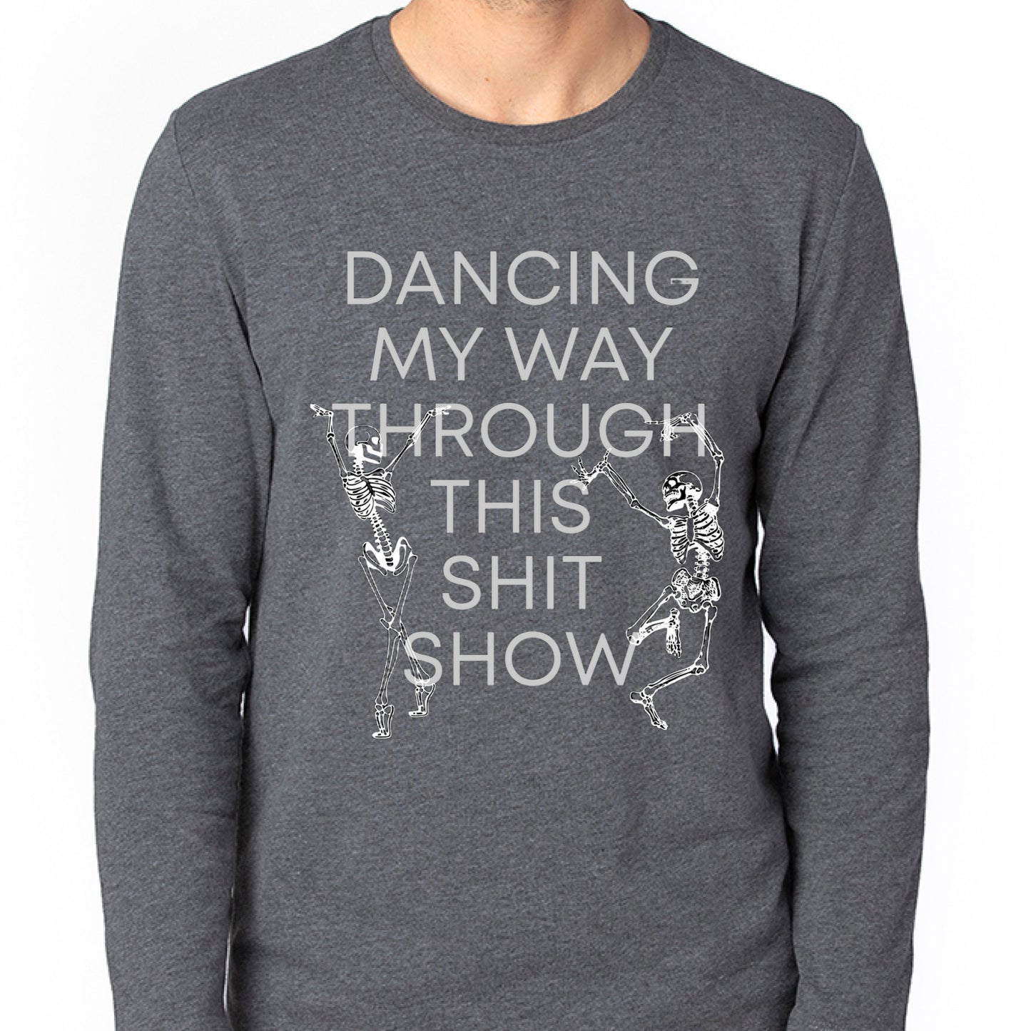 CHARCOAL HEATHER - FRONT
