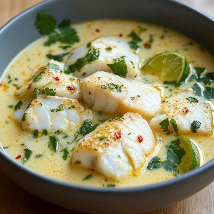 Coconut Lime Fish Soup