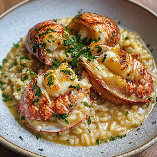 Lemon Butter Lobster Risotto