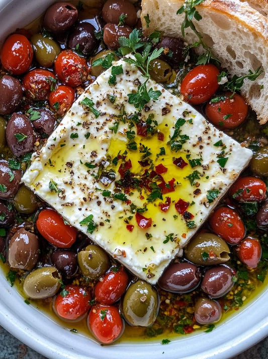 Baked Feta and Olives