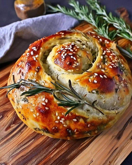 Rusti No Knead Rosemary Garlic Bread