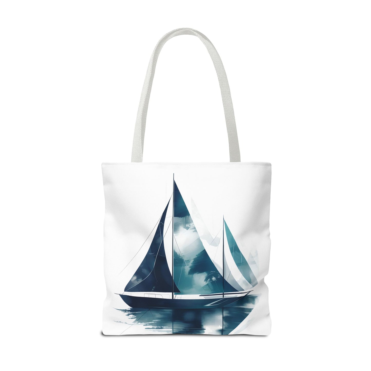 Sailboat Watercolor Tote Bag