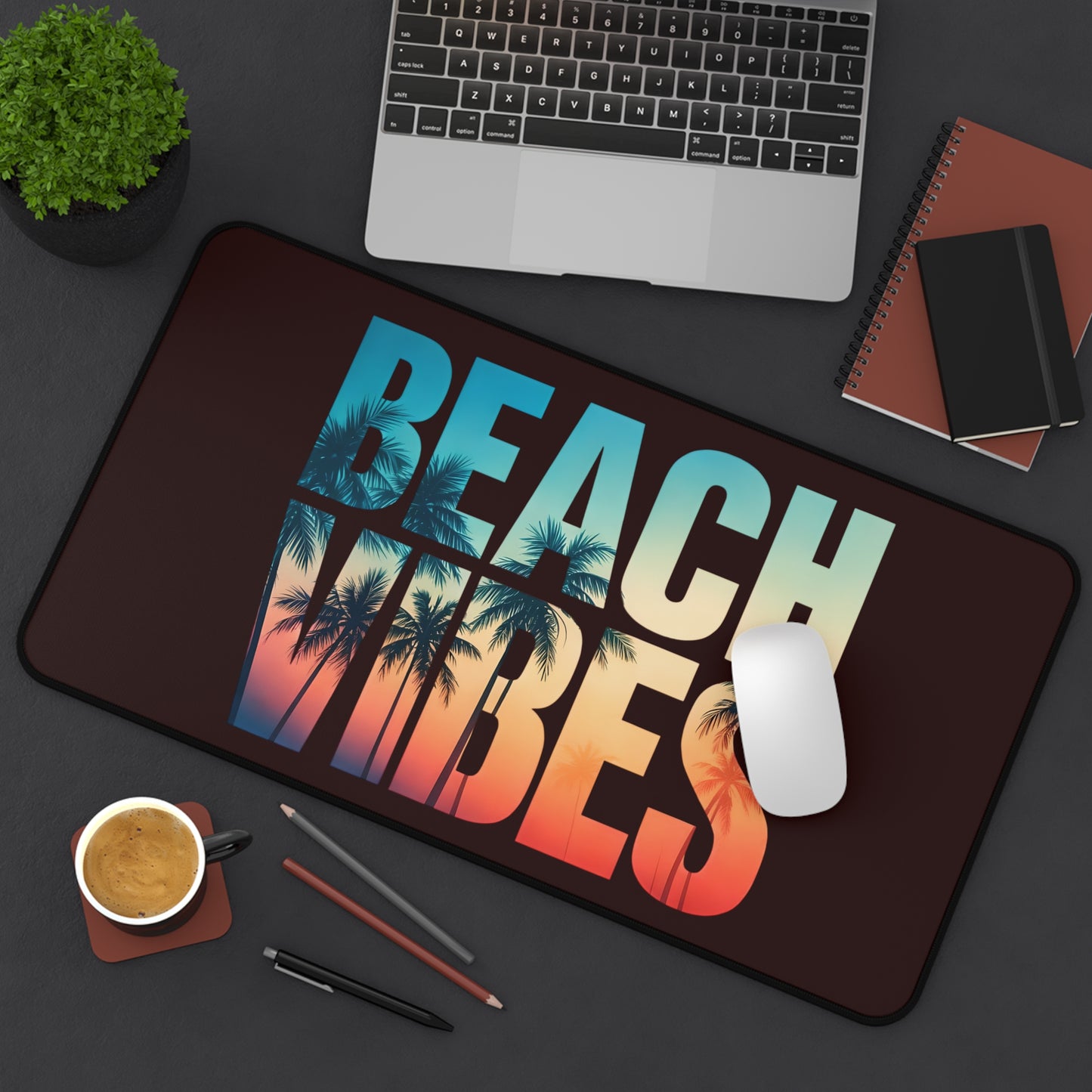 Beach Vibes Desk Mat