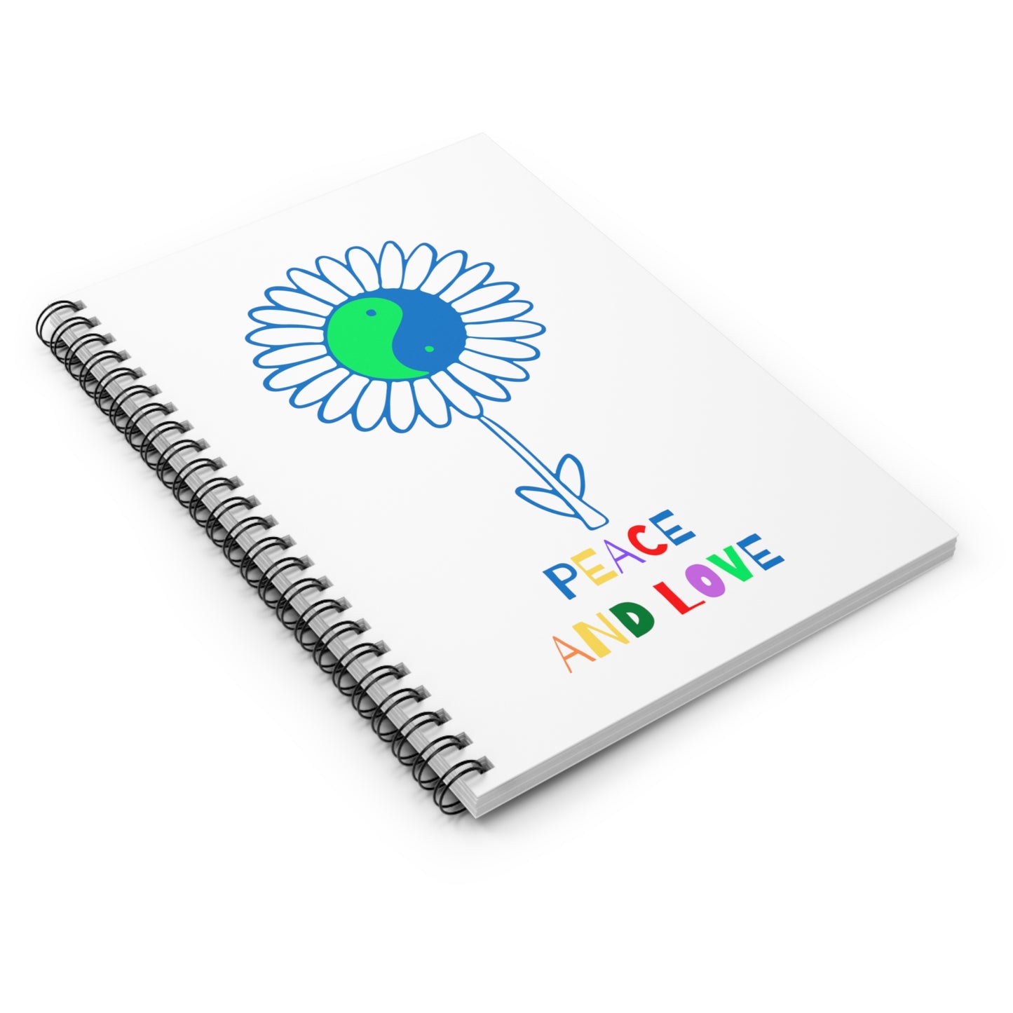 Peace and Love Spiral Notebook