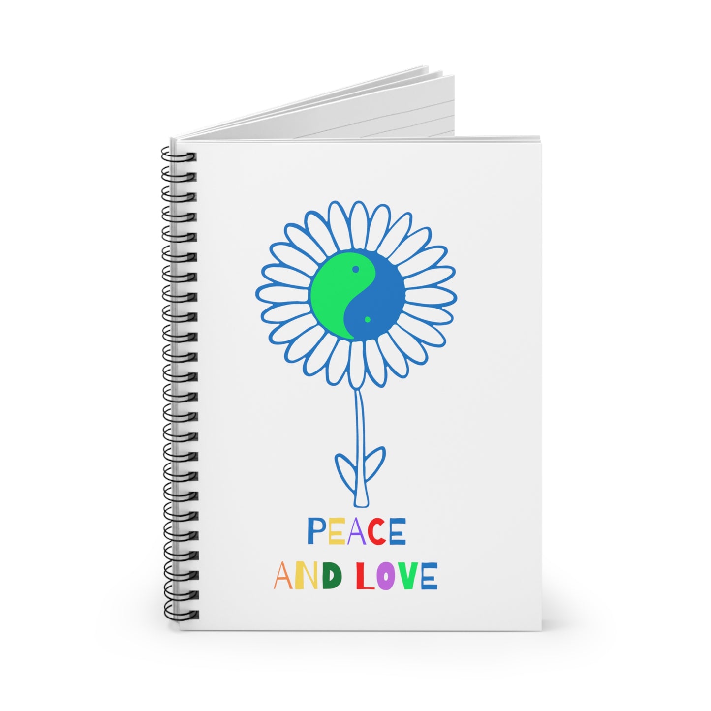 Peace and Love Spiral Notebook