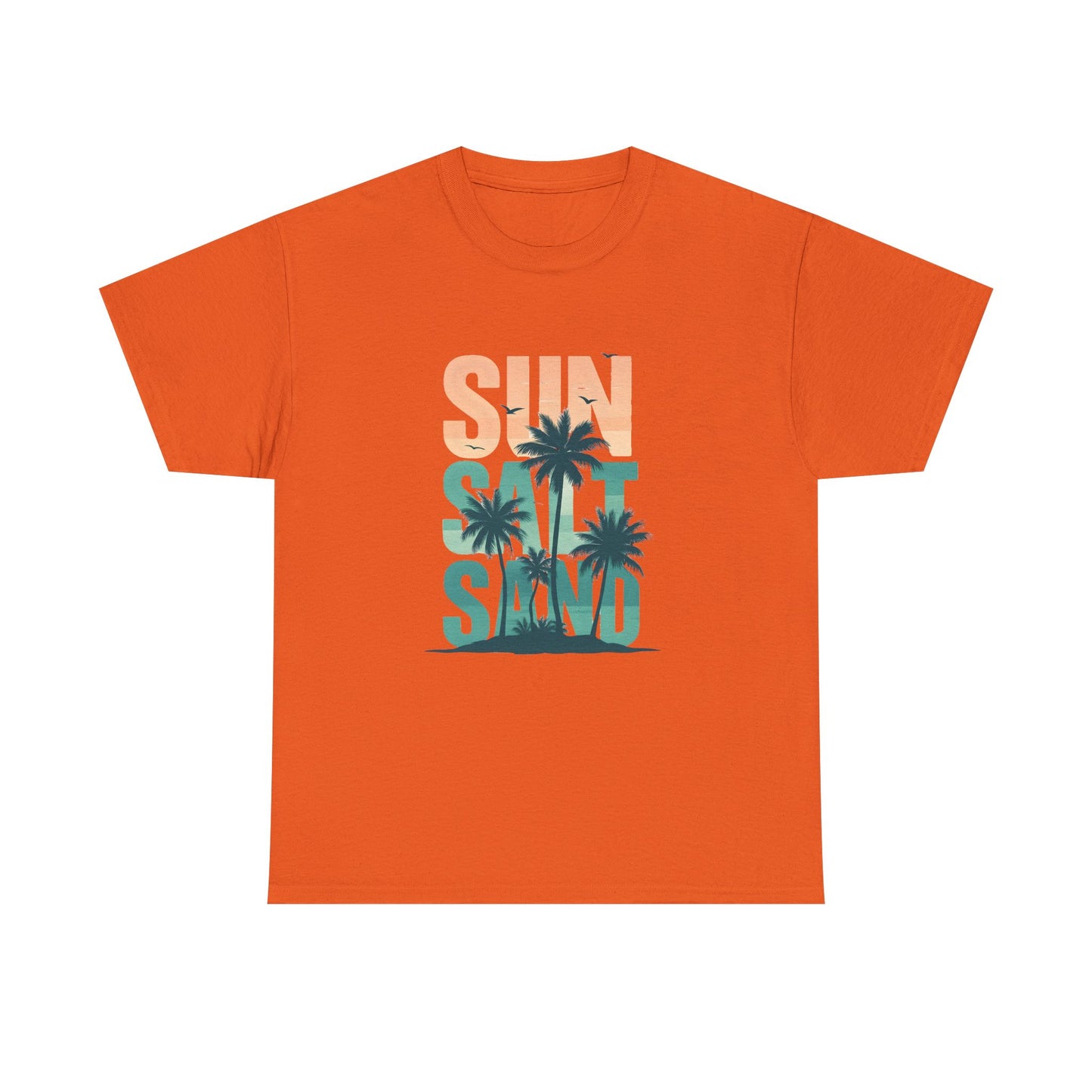 Sun, Salt, Sand Unisex Heavy Cotton Tee | Beach Vibes