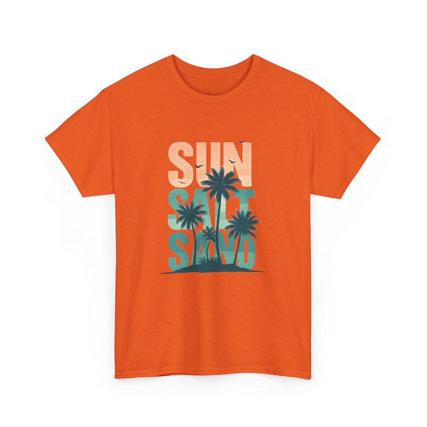 Sun, Salt, Sand Unisex Heavy Cotton Tee | Beach Vibes