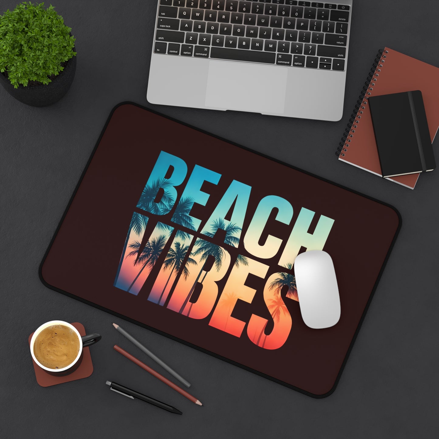 Beach Vibes Desk Mat