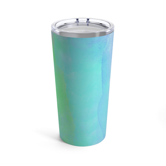 Rainbow watercolor Tumbler 20oz