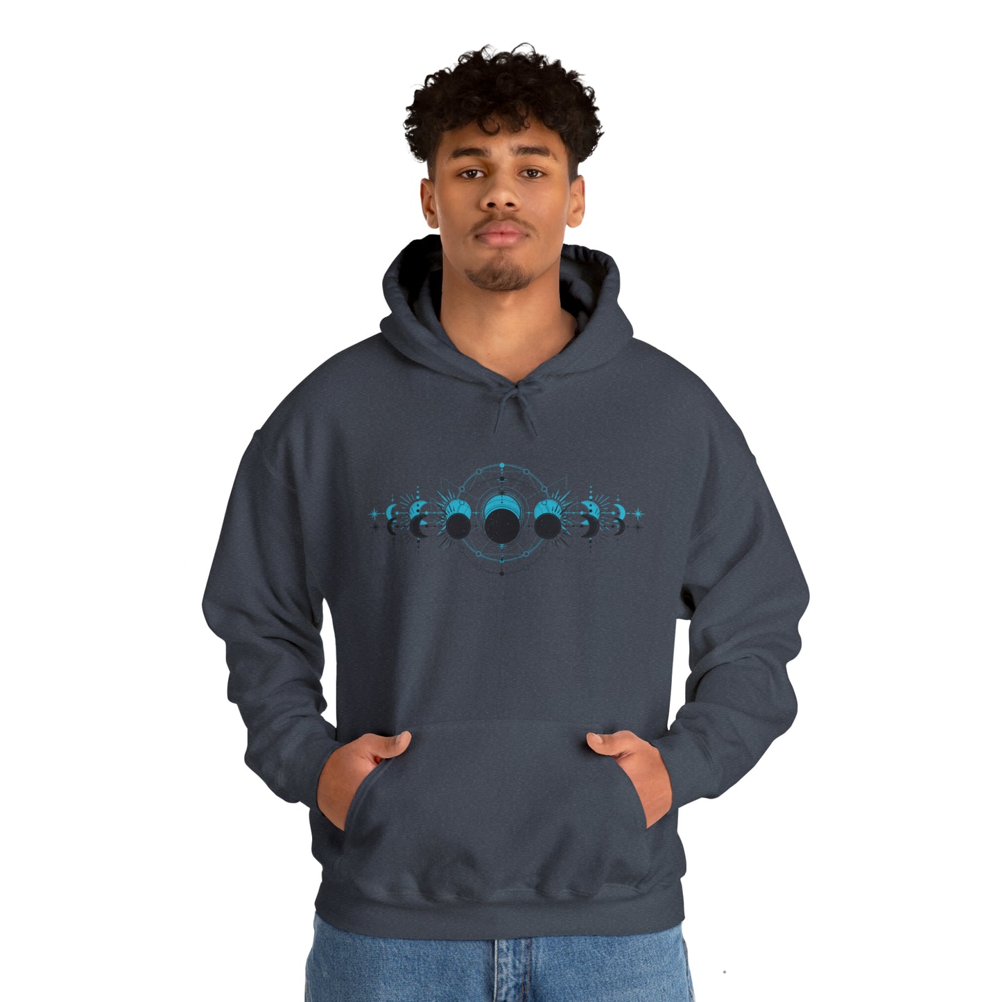 Moon Phase Unisex Heavy Blend™ Hooded Sweatshirt