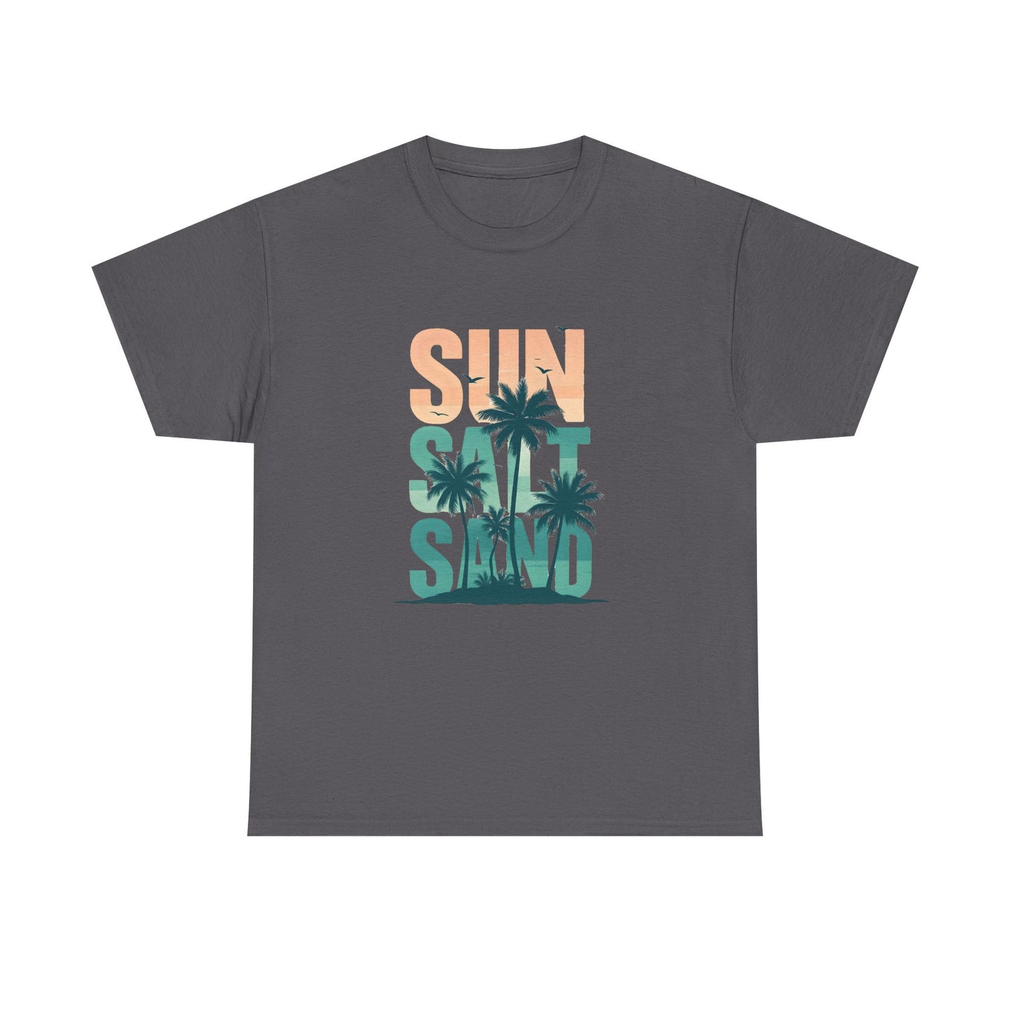 Sun, Salt, Sand Unisex Heavy Cotton Tee | Beach Vibes