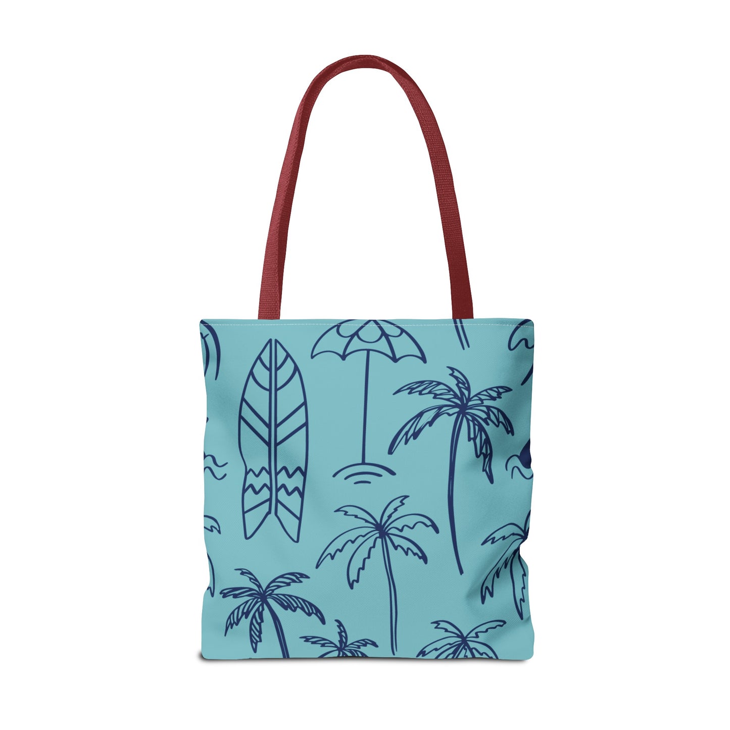 Turquoise and Royal Tote Bag