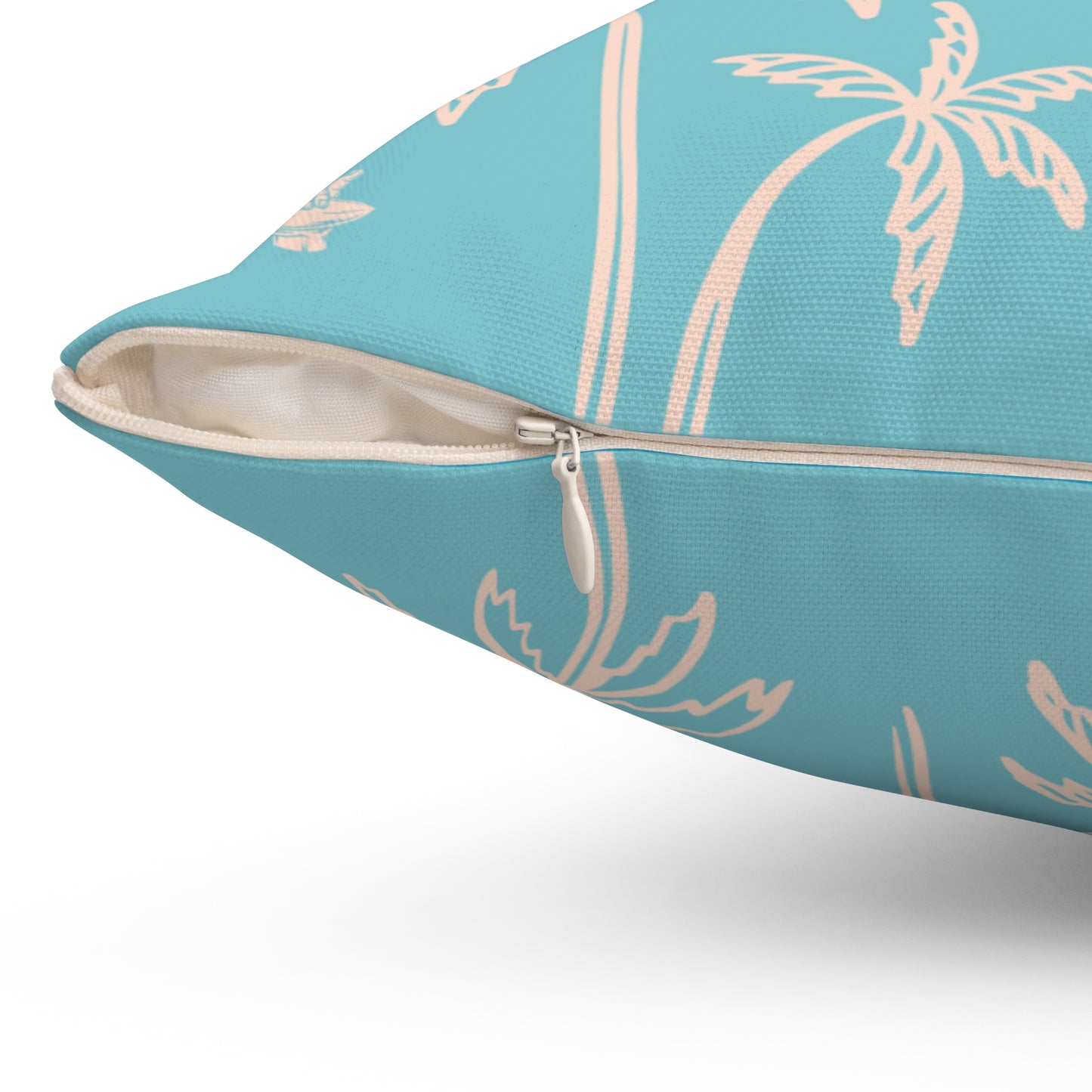 Tropical Surf Pillow (Tan)