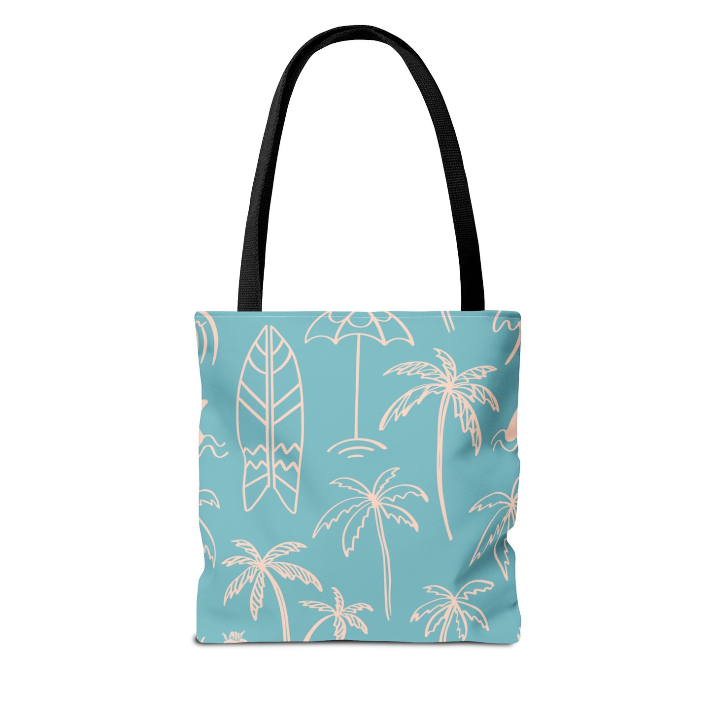 Turquoise and Sand Tote Bag