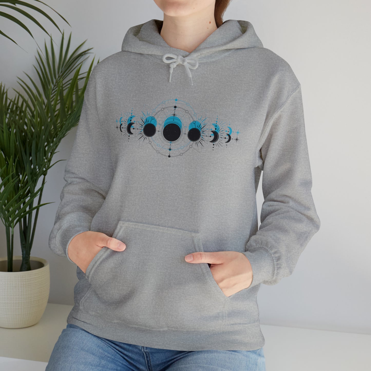 Moon Phase Unisex Heavy Blend™ Hooded Sweatshirt