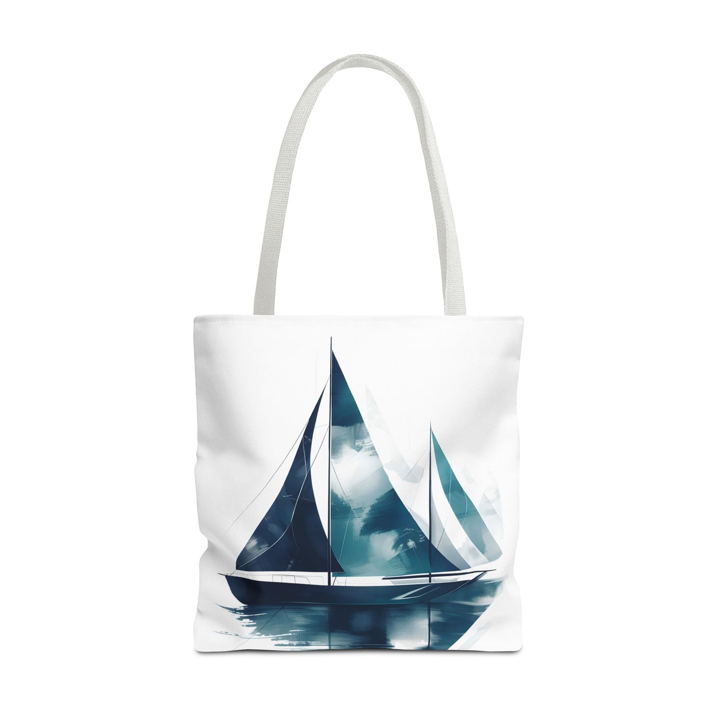 Sailboat Watercolor Tote Bag