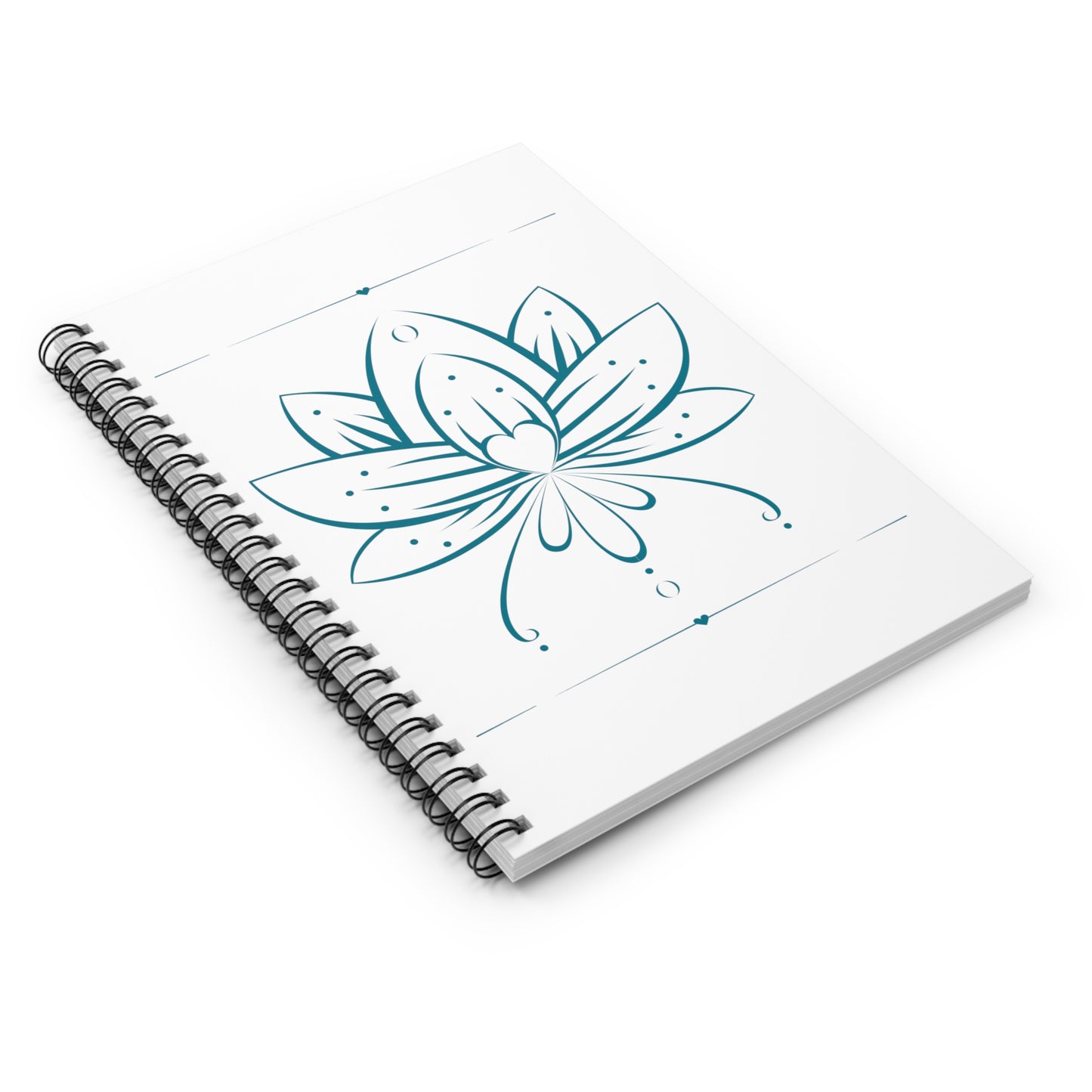 Lotus Flower Spiral Notebook