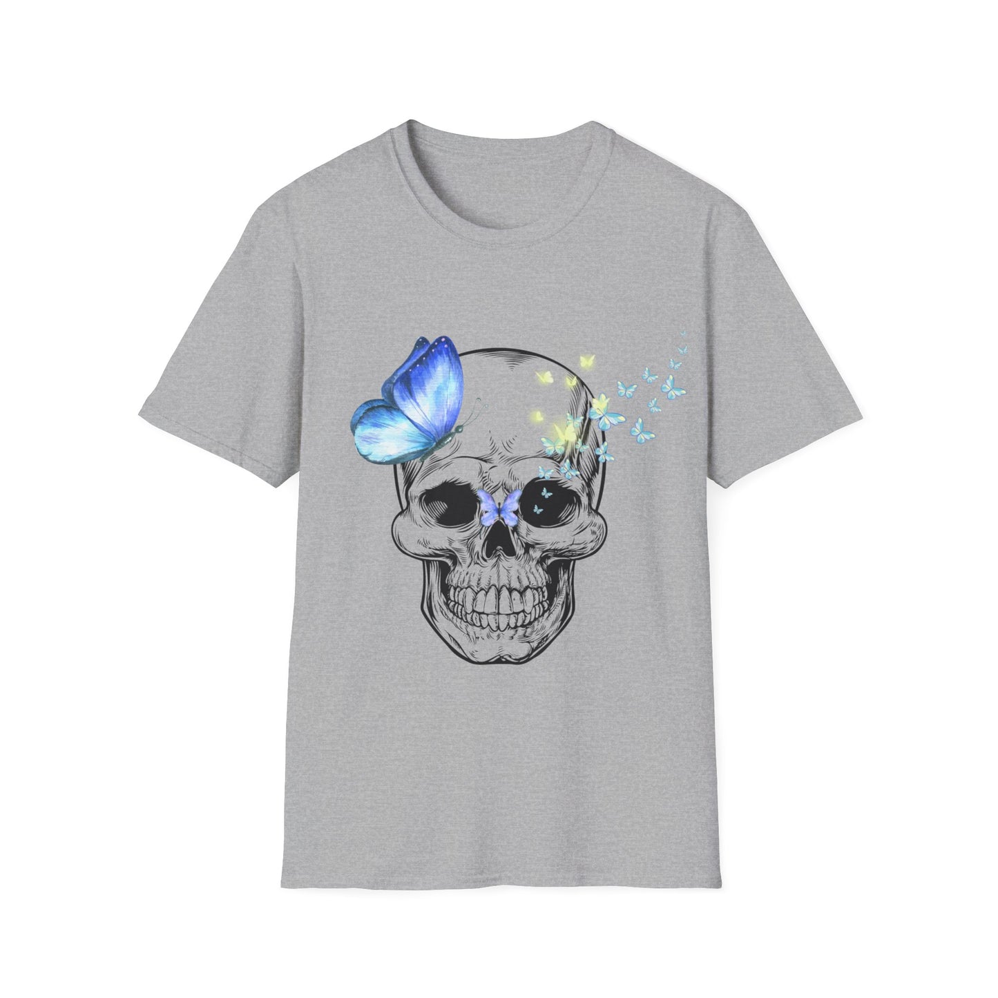 Skull and Butterfly Unisex Softstyle T-Shirt