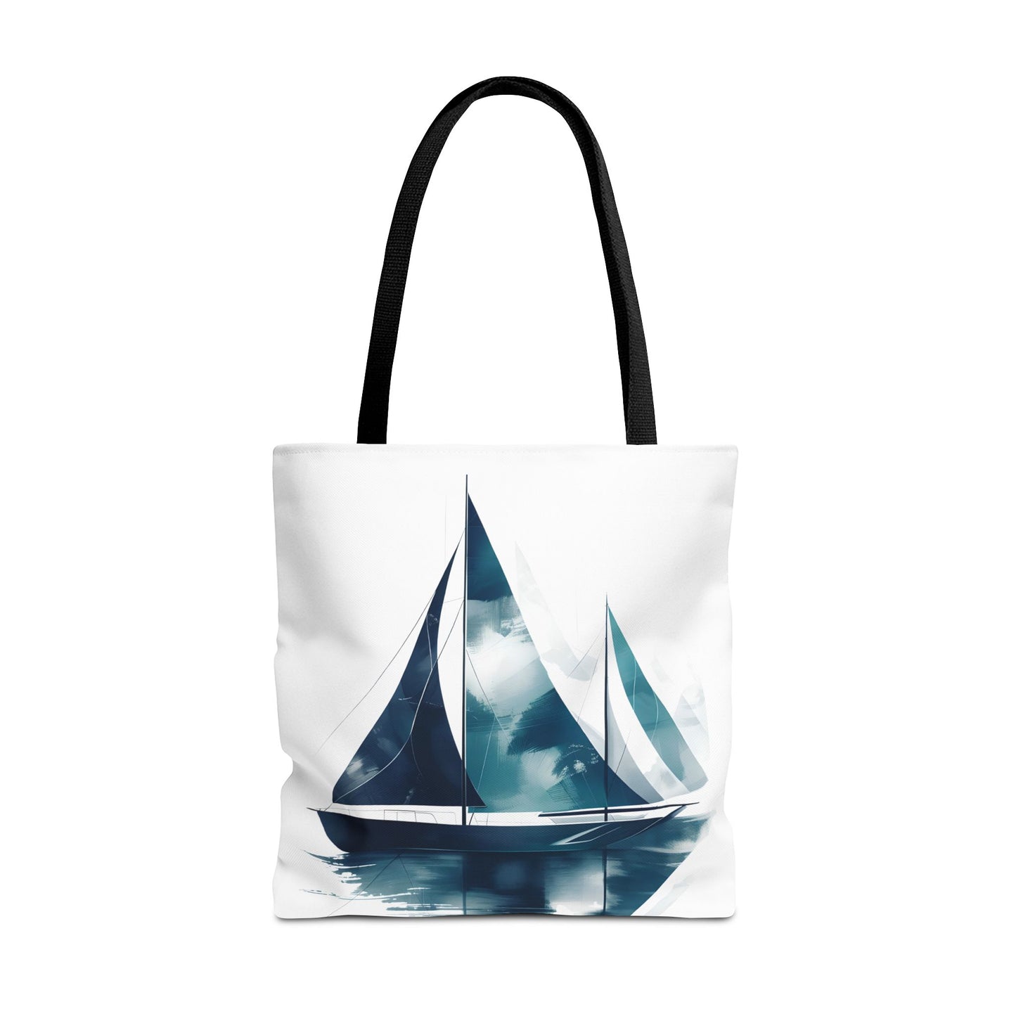 Sailboat Watercolor Tote Bag