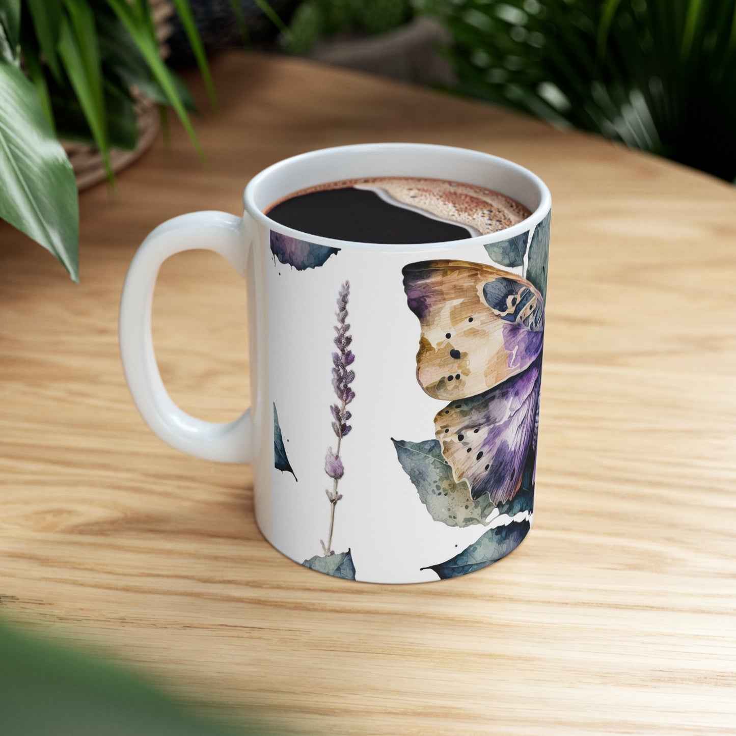 Butterfly Ceramic Mug 11oz