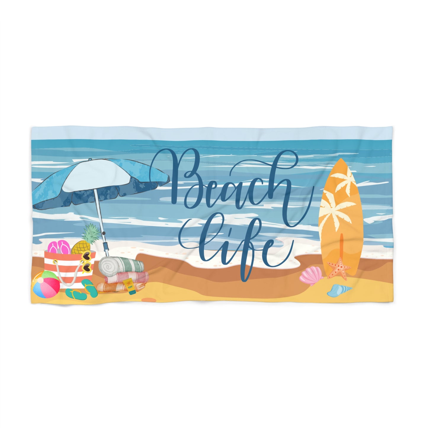 Beach Life Beach Towel