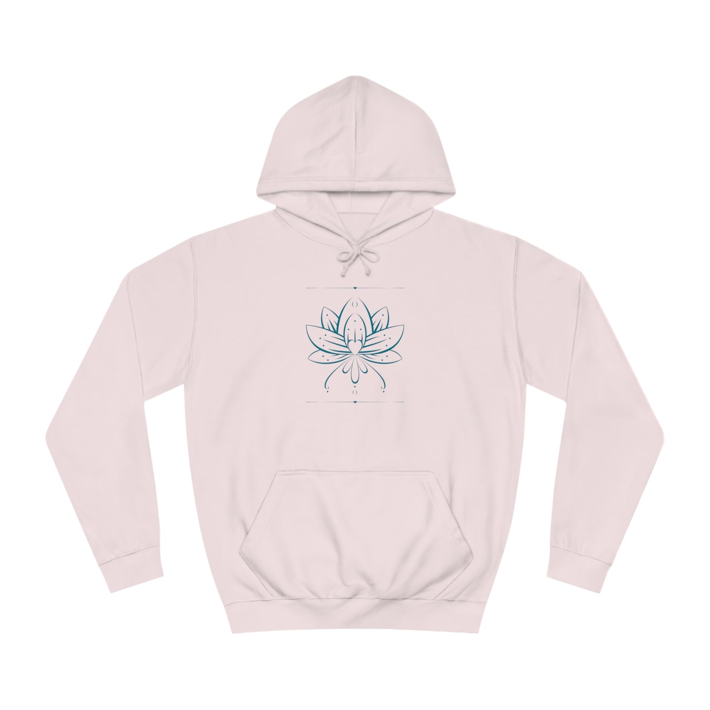 Lotus Flower Unisex College Hoodie