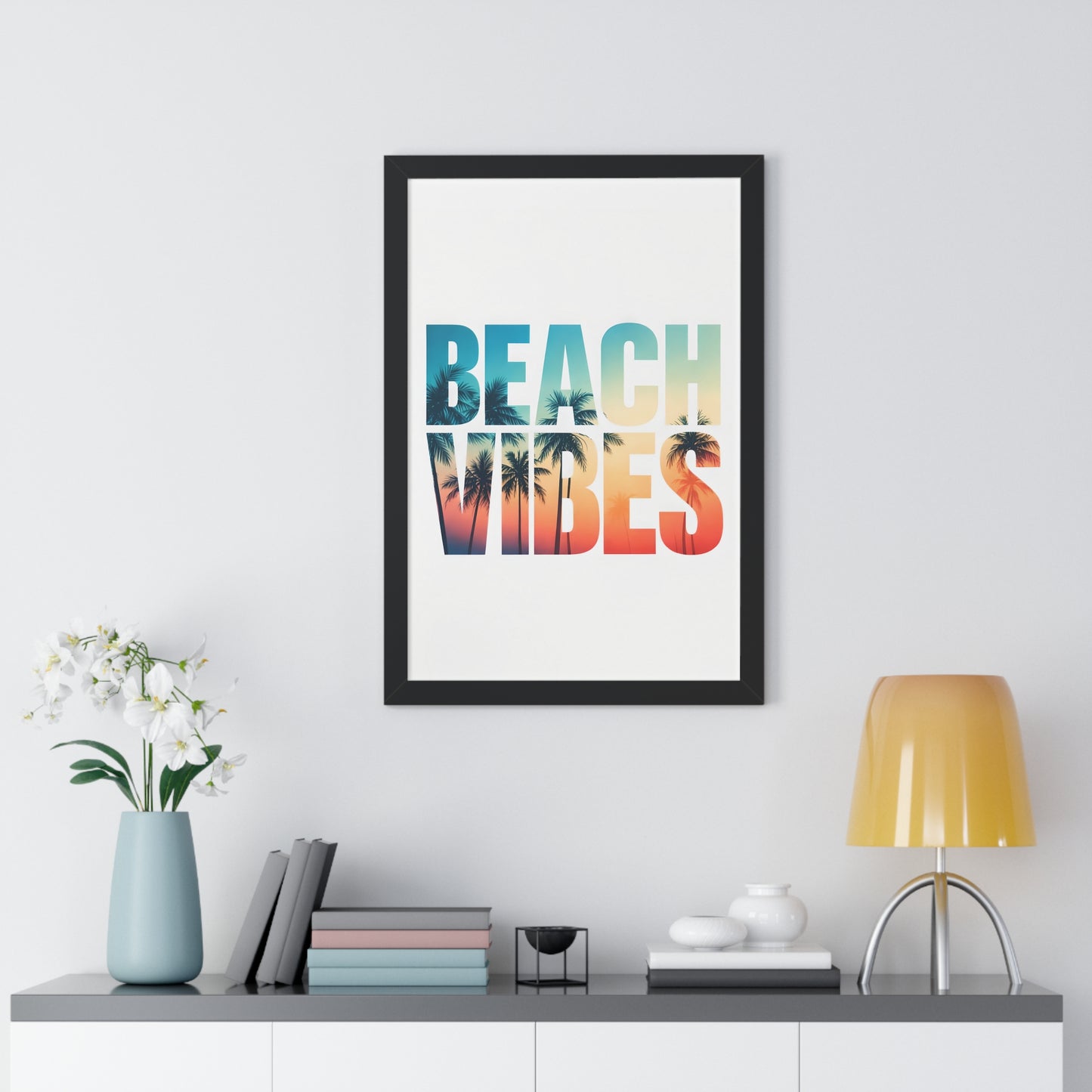 Beach Vibes Framed Poster