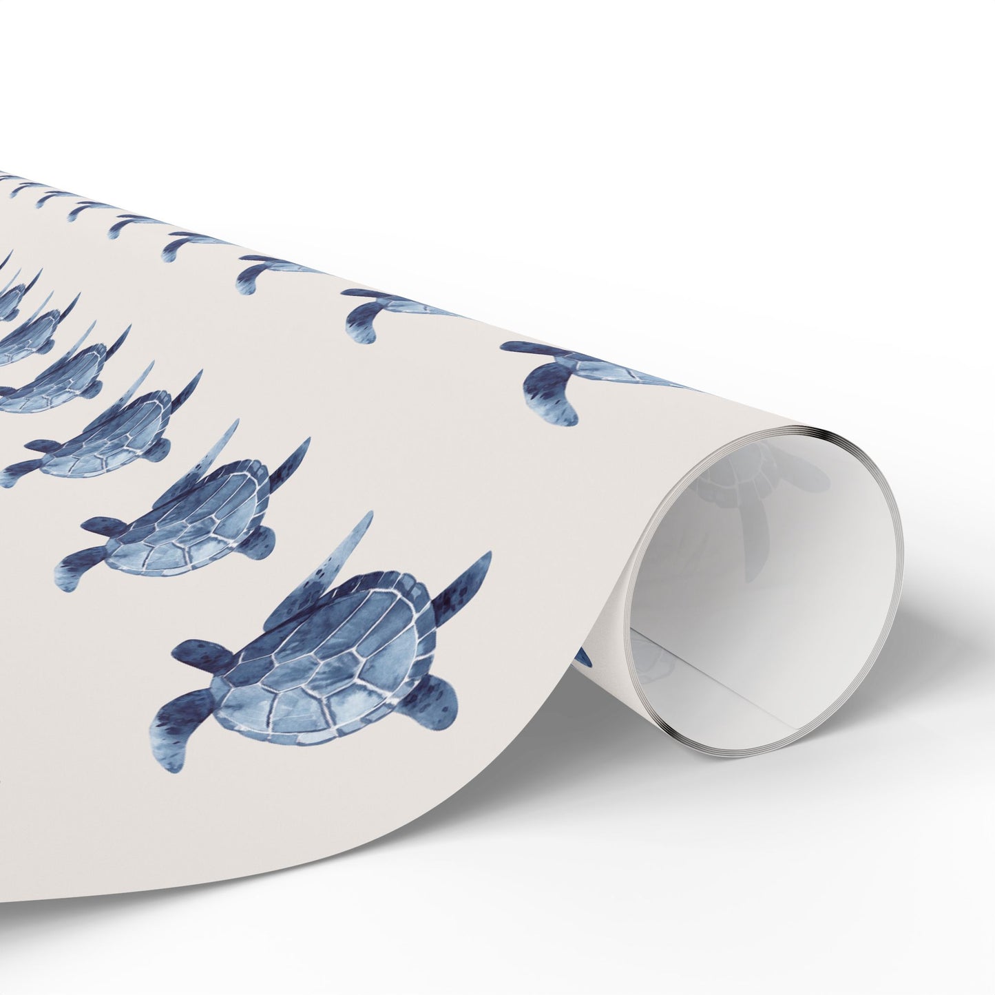 Blue Sea Turtle Wrapping Paper