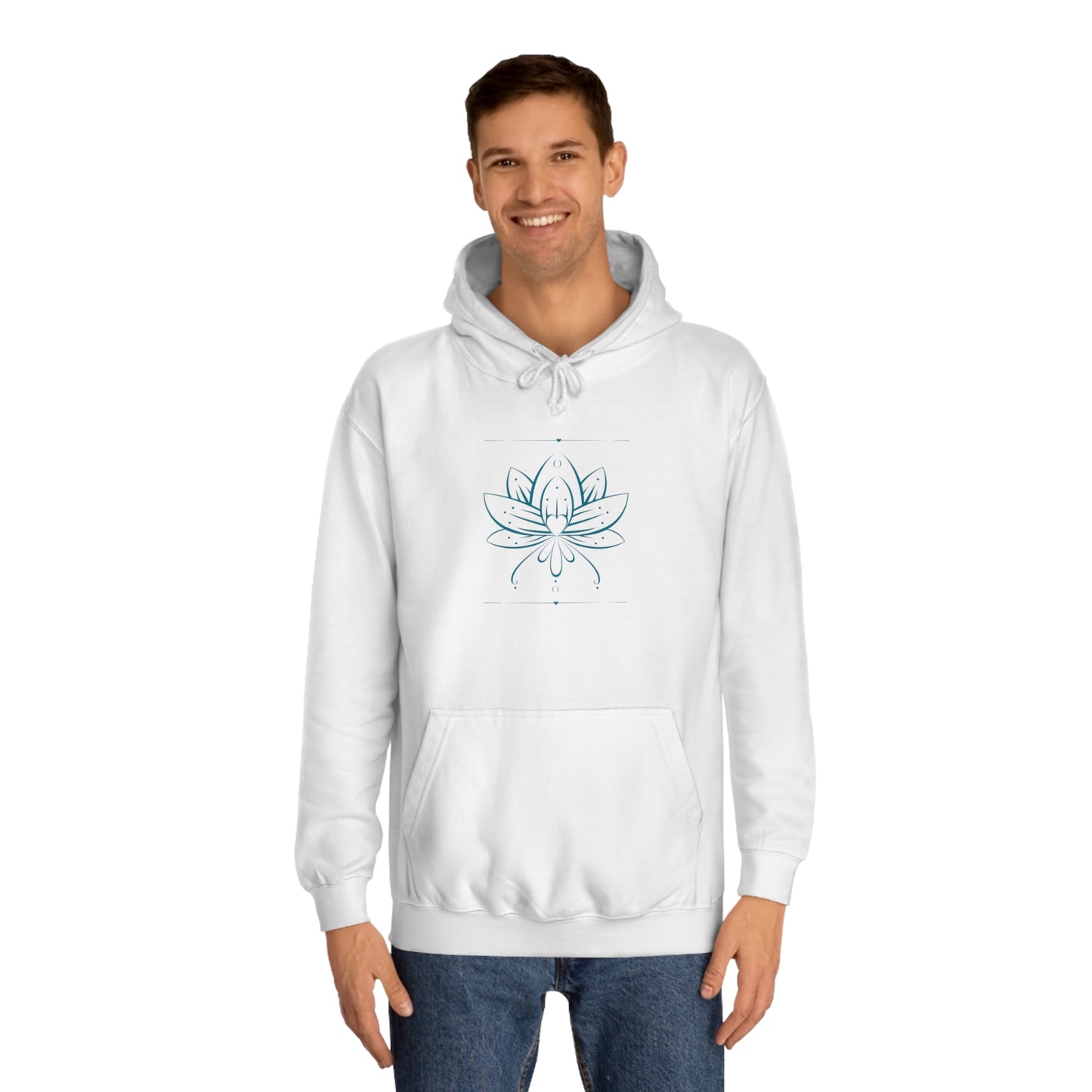 Lotus Flower Unisex College Hoodie